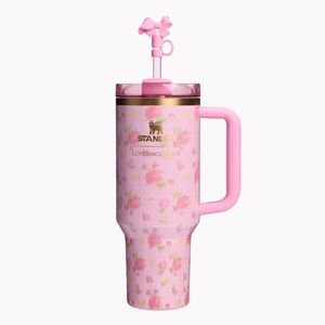 🎀🌸NWB~STANLEY 1913 X LOVESHACKFANCY Quencher H2.0 Flowstate Tumbler 40 OZ